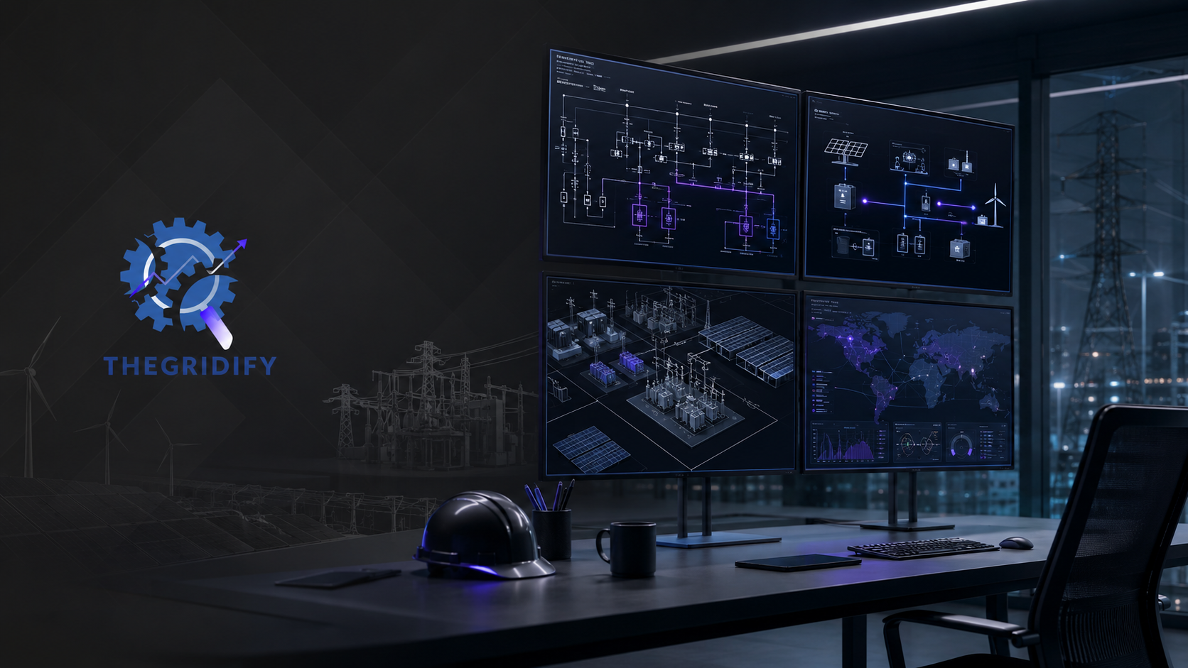 Engineering and digital power system visualization